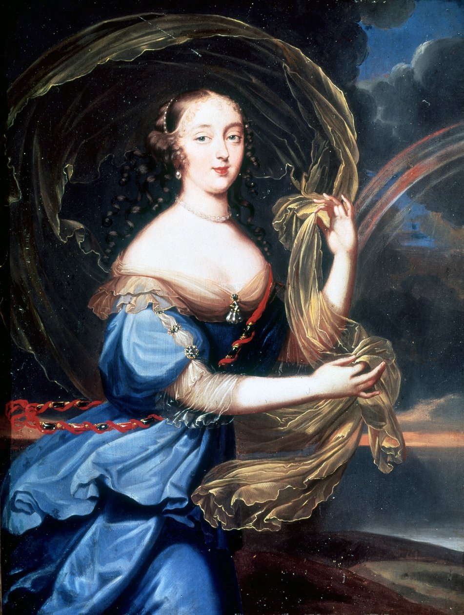 Francoise Athenais (Francoise-Athenais) portréja, Rochechouart Mortemart, de Montespan márkiné (vagy Madame de Montespan) (1640-1707). alkotó: French School