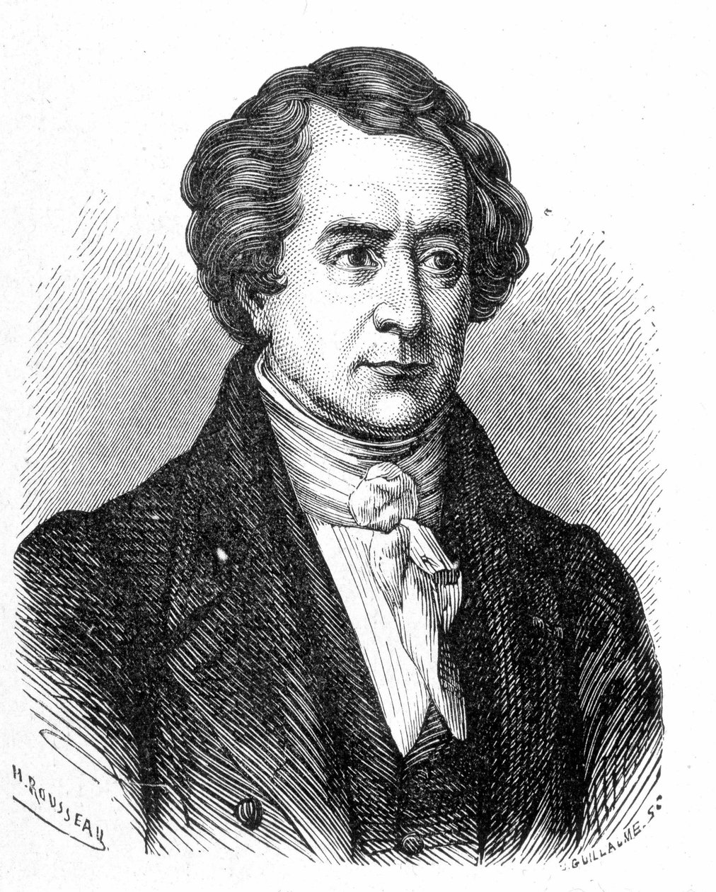 François Arago (1786 - 1853) portréja - a Tudományos albumban; jeles tudósok; Nagy felfedezések””” 1896. alkotó: French School