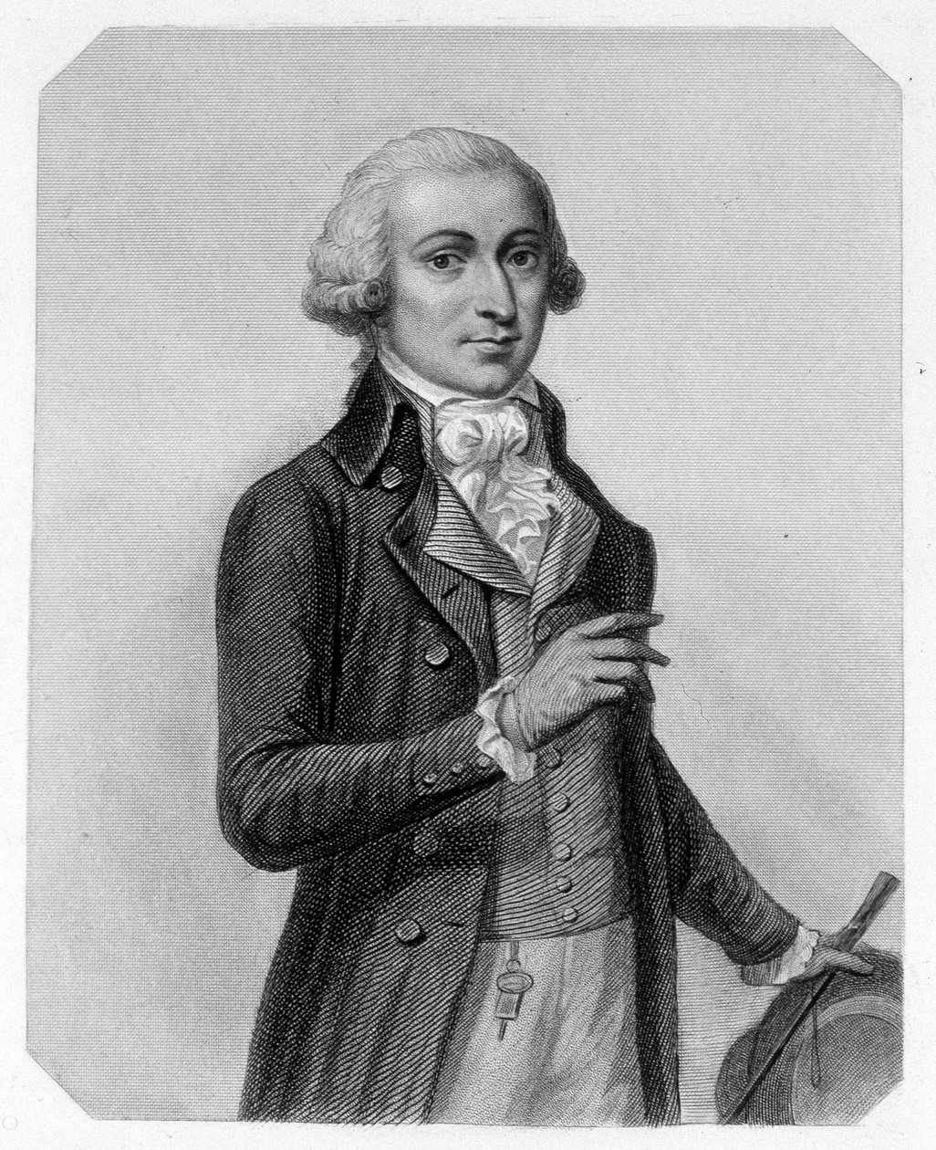 Francois Buzot francia politikus (1760-1794) portréja. Lamartine „A Girondinok története” című művében alkotó: French School
