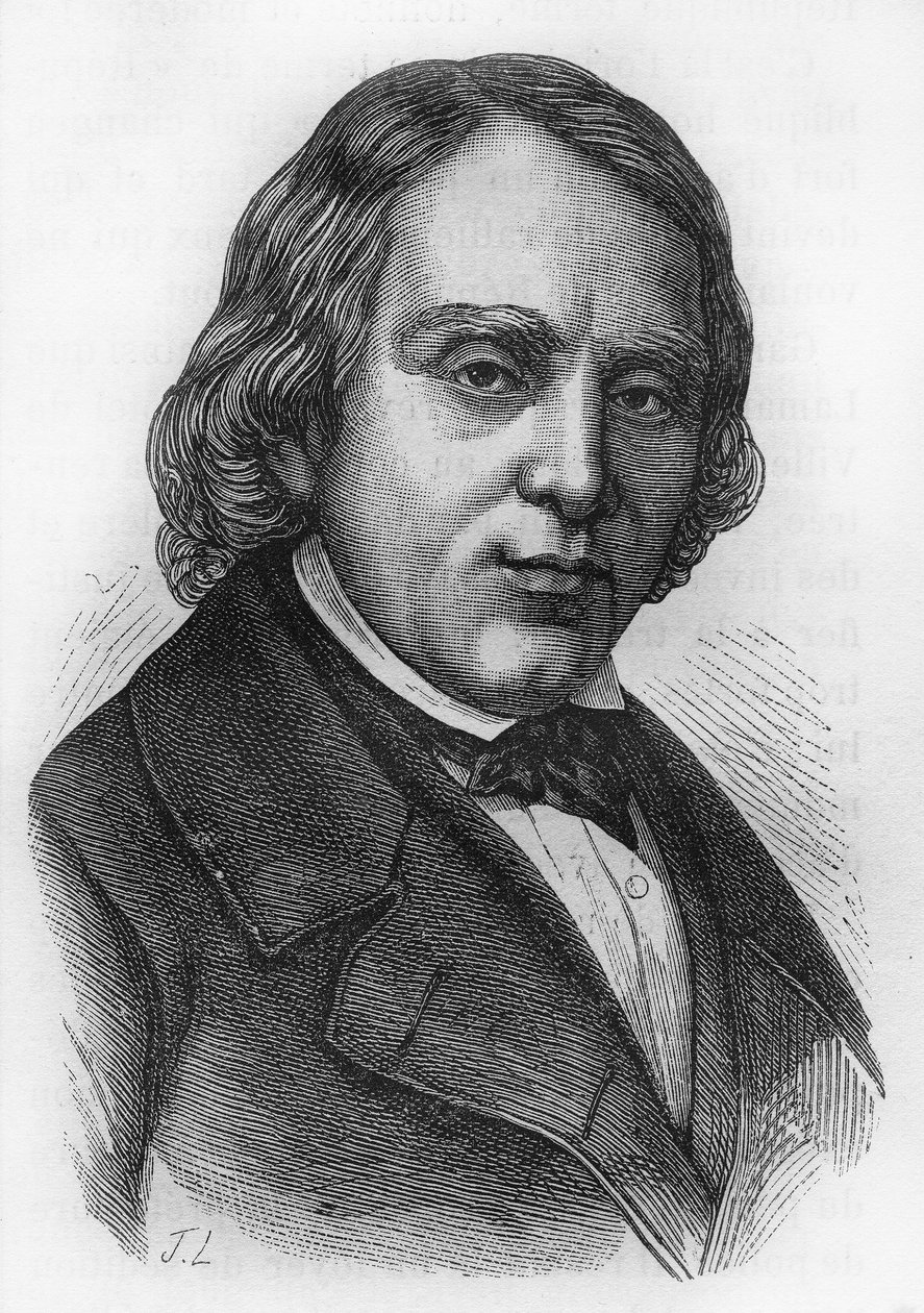 François Vincent Raspail (1794-1878) francia biológus, vegyész és politikus portréja. alkotó: French School