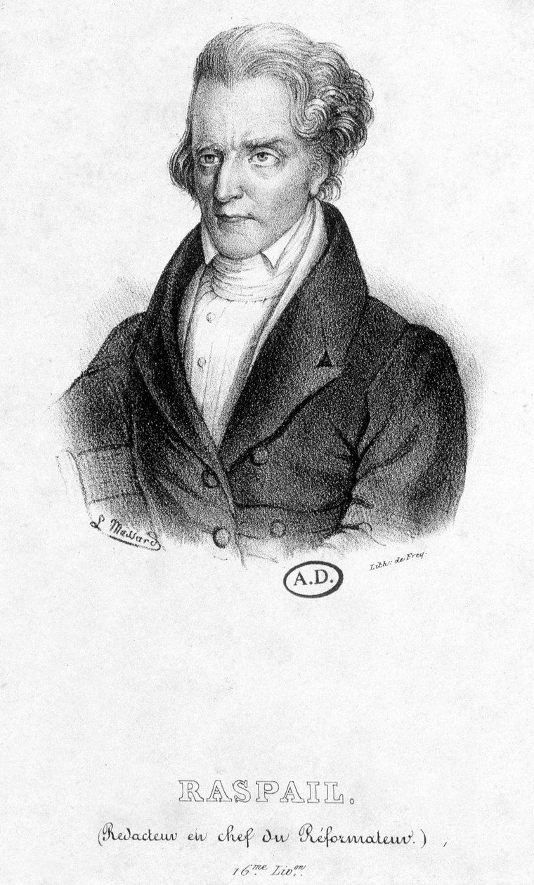 François Vincent Raspail (1794-1878): a Reformer főszerkesztőjének portréja alkotó: French School