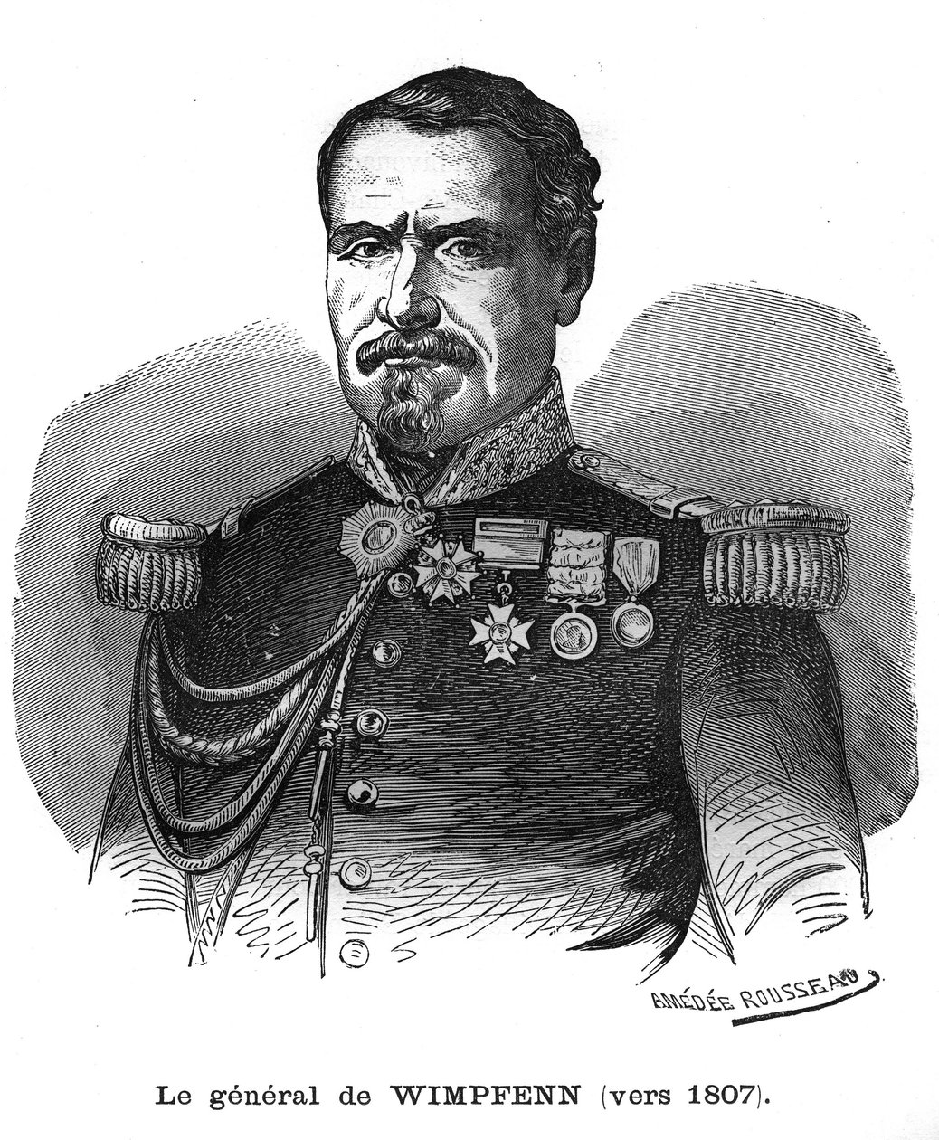 Emmanuel Felix von Wimpffen báró portréja (Wimpfenn alkotó: French School