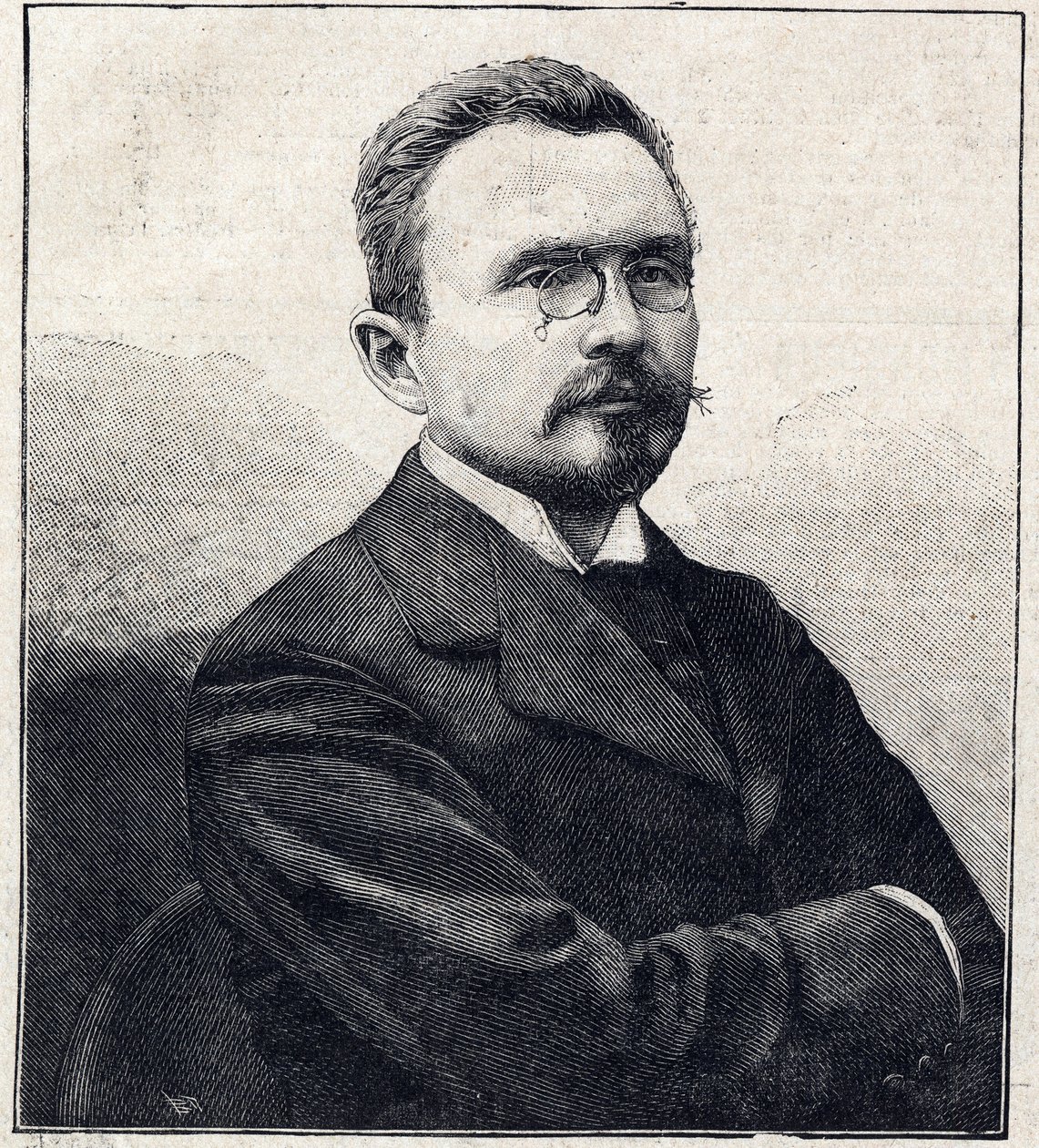 Gabriel Albert Auguste Hanotaux portréja francia diplomata, történész és politikus (1853-1944). alkotó: French School