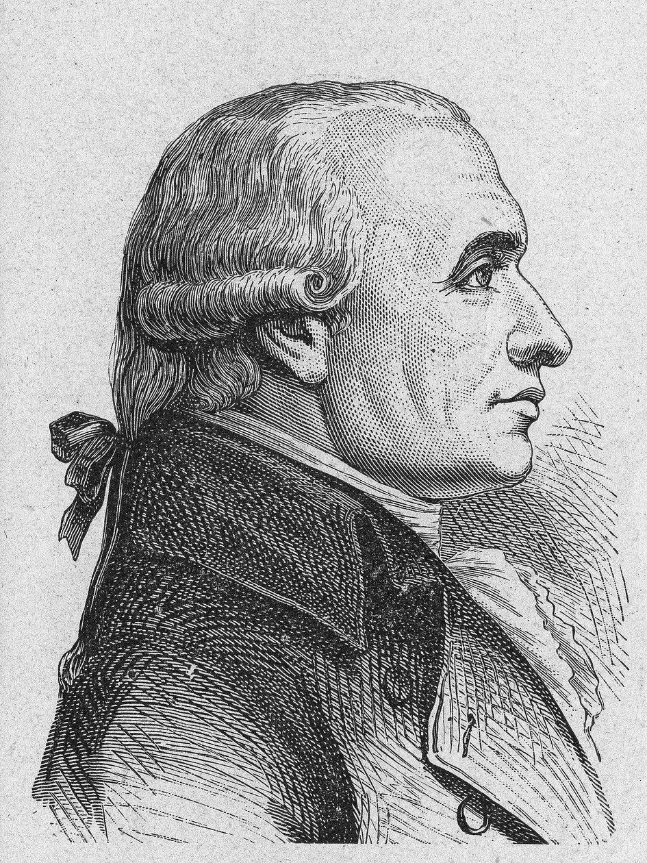 Gaspard Monge, Peluse grófja (1746-1818), francia matematikus portréja – az „Album de la Science; jeles tudósok; Nagy felfedezések””” 1896. alkotó: French School