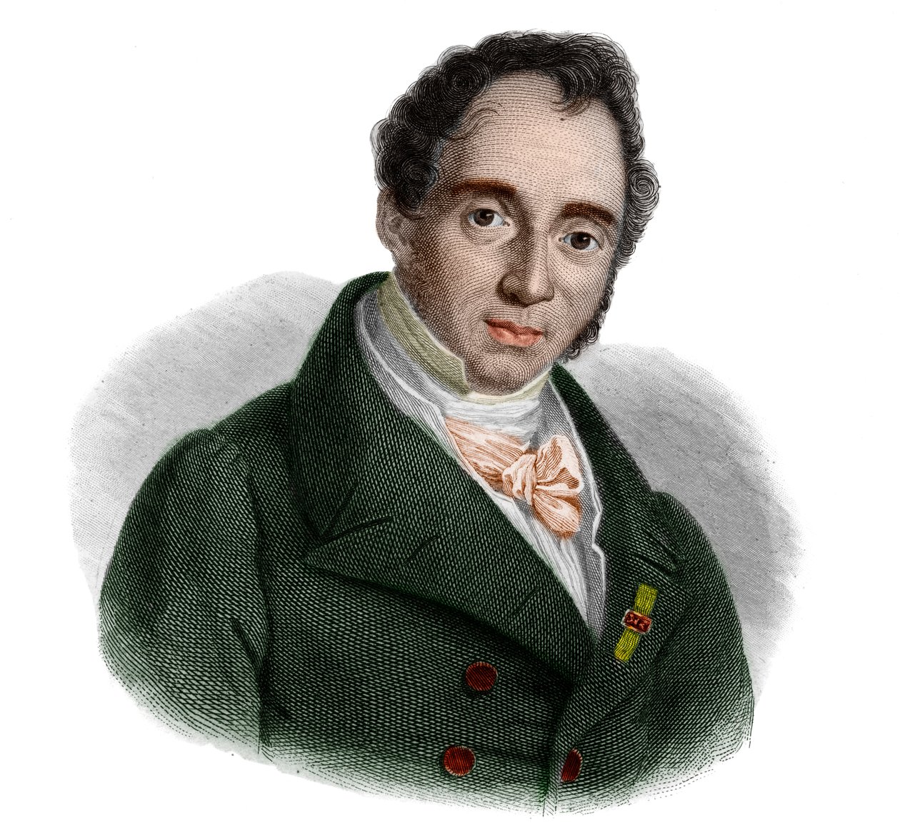 Gaudenzio de Pagave (1776-1833) olasz államférfi portréja. alkotó: French School