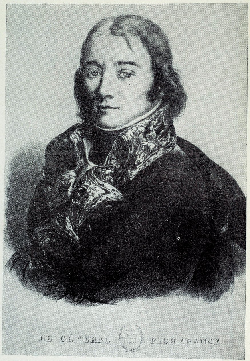 Antoine Richepance (vagy Richepanse) tábornok (1770-1803) portréja a rabszolgaság mellett. századi Chartres, Musee des Beaux Arts nyomatai alkotó: French School