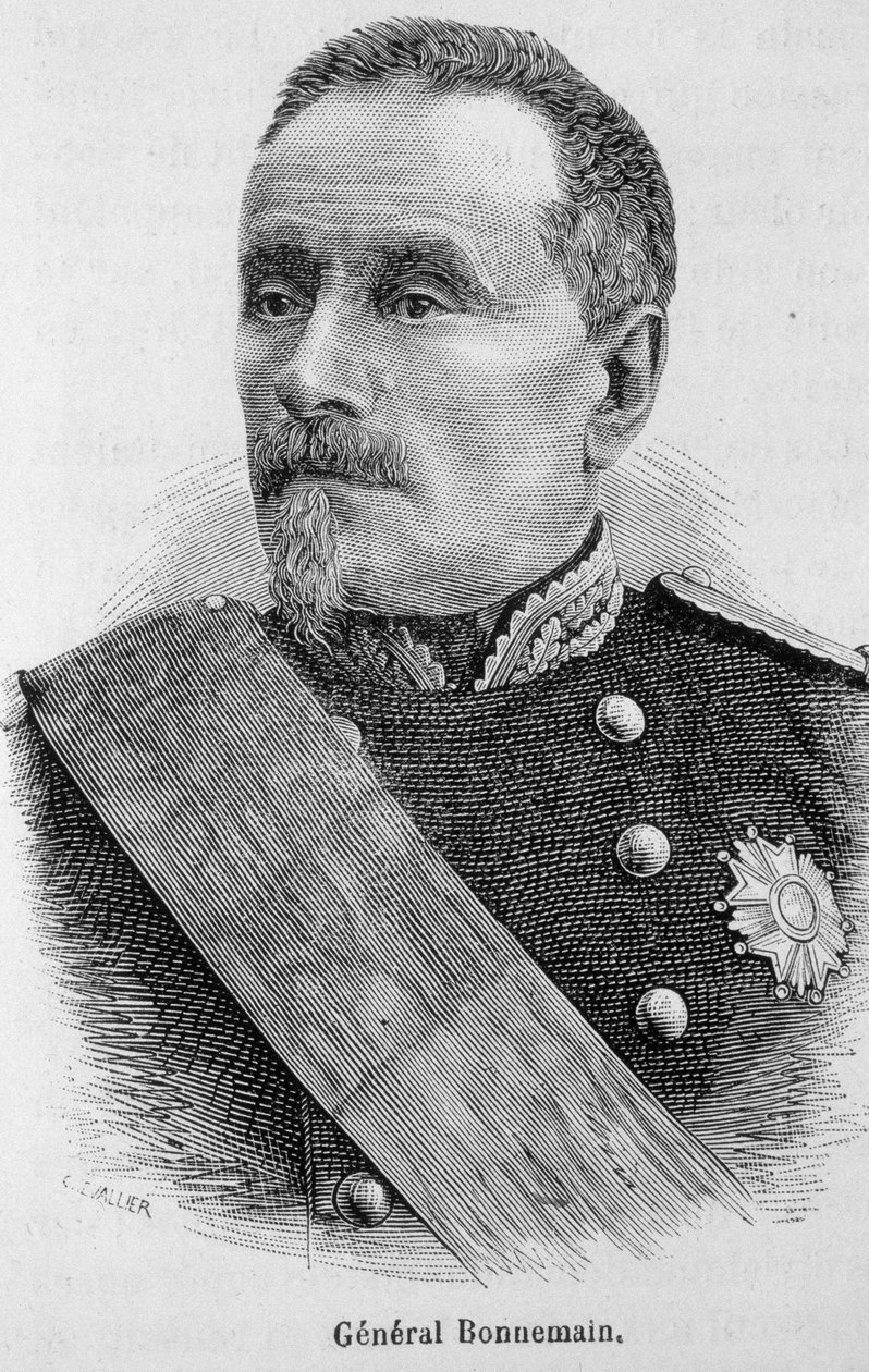 Bonnemain tábornok portréja – Henri Martin „Franciaország története” c alkotó: French School