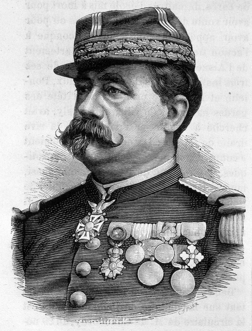 Carrey de Bellemare tábornok portréja. alkotó: French School