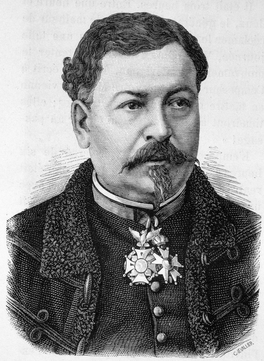 Jean Auguste Margueritte tábornok (1823-1870, a sedani csatában halt meg), Paul és Victor Margueritte apja portréja – Henri Martin „L