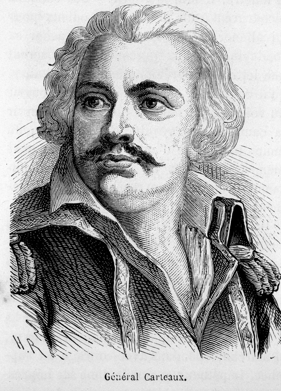 Jean Francois Carteaux tábornok (1751-1813) portréja – Henri Martin „Franciaország története” című művében alkotó: French School