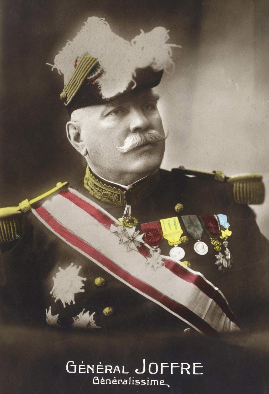 Joseph Joffre tábornok (1852 - 1931) portréja. alkotó: French School