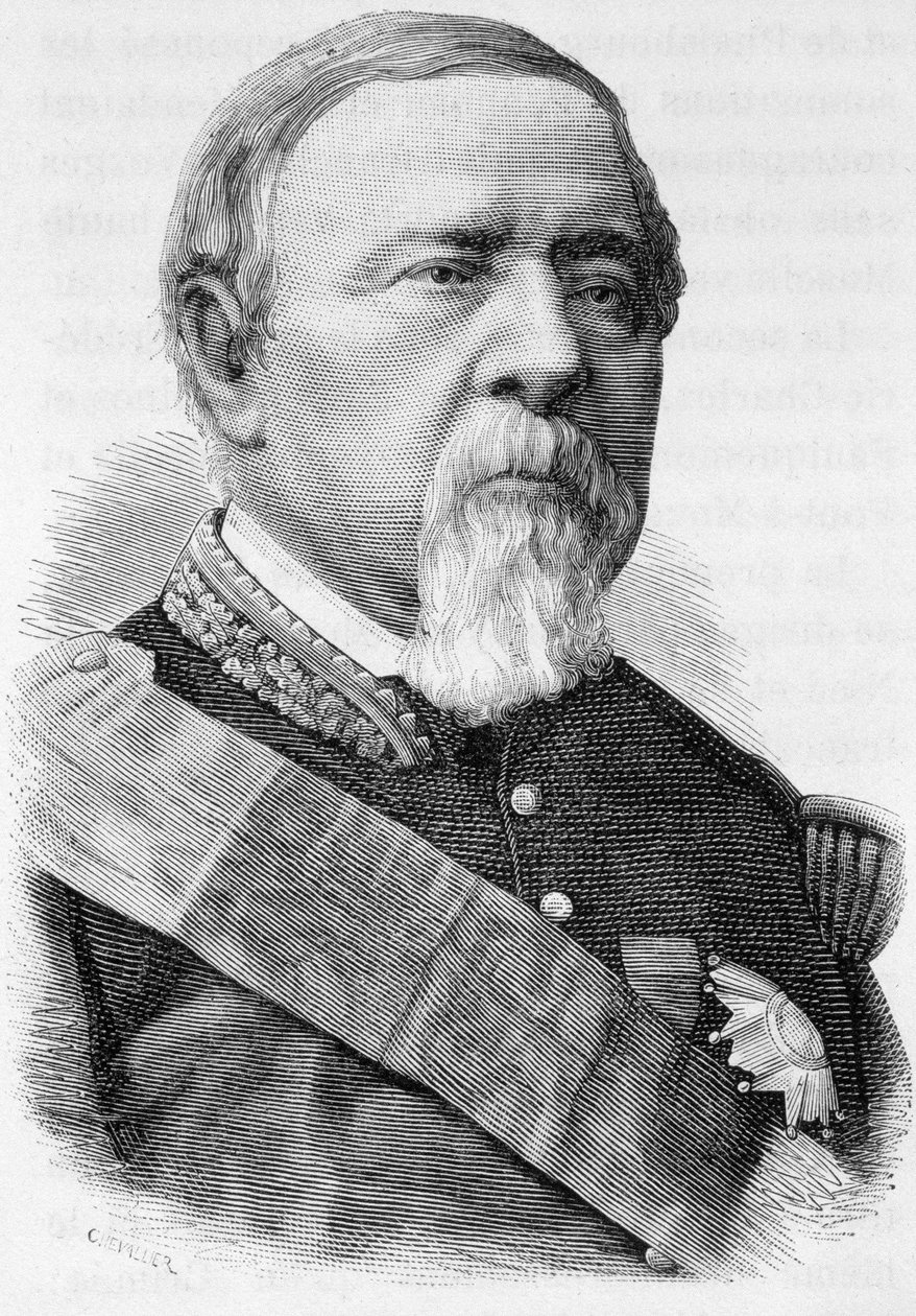Ladmirault tábornok portréja – Henri Martin „Franciaország története” c alkotó: French School