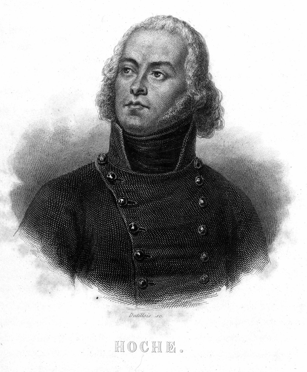 Lazare Louis Hoche tábornok (1768-1797) portréja – Thiers „Revolution francaise” című könyvében. 19. század alkotó: French School