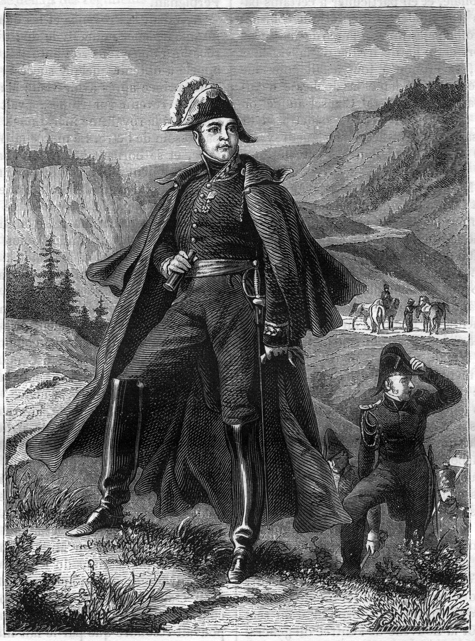 Lecourbe tábornok portréja - Claude Joseph Comte Lecourbe francia tábornok (1758-1815) - Adolphe Thiers „A birodalom története a konzulátus történetét követve” című művében - 1879 - magángyűjtemény alkotó: French School