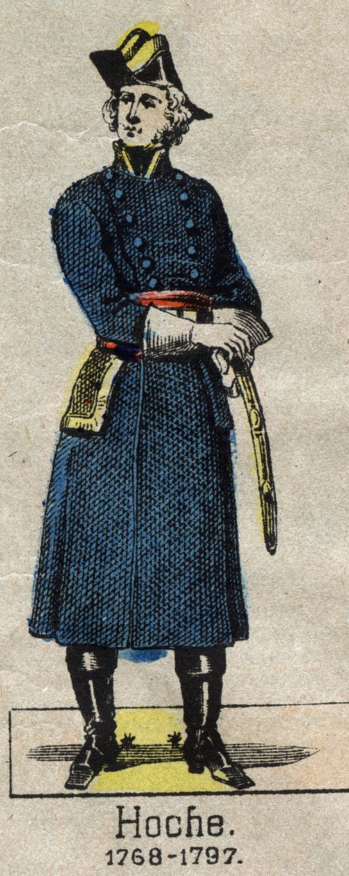 Louis Lazare Hoche tábornok (1768-1797) portréja Epinal képe a 19. század végéről. alkotó: French School