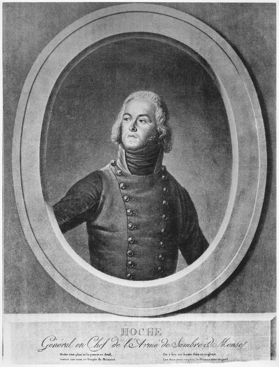 Louis Lazare Hoche tábornok portréja alkotó: French School