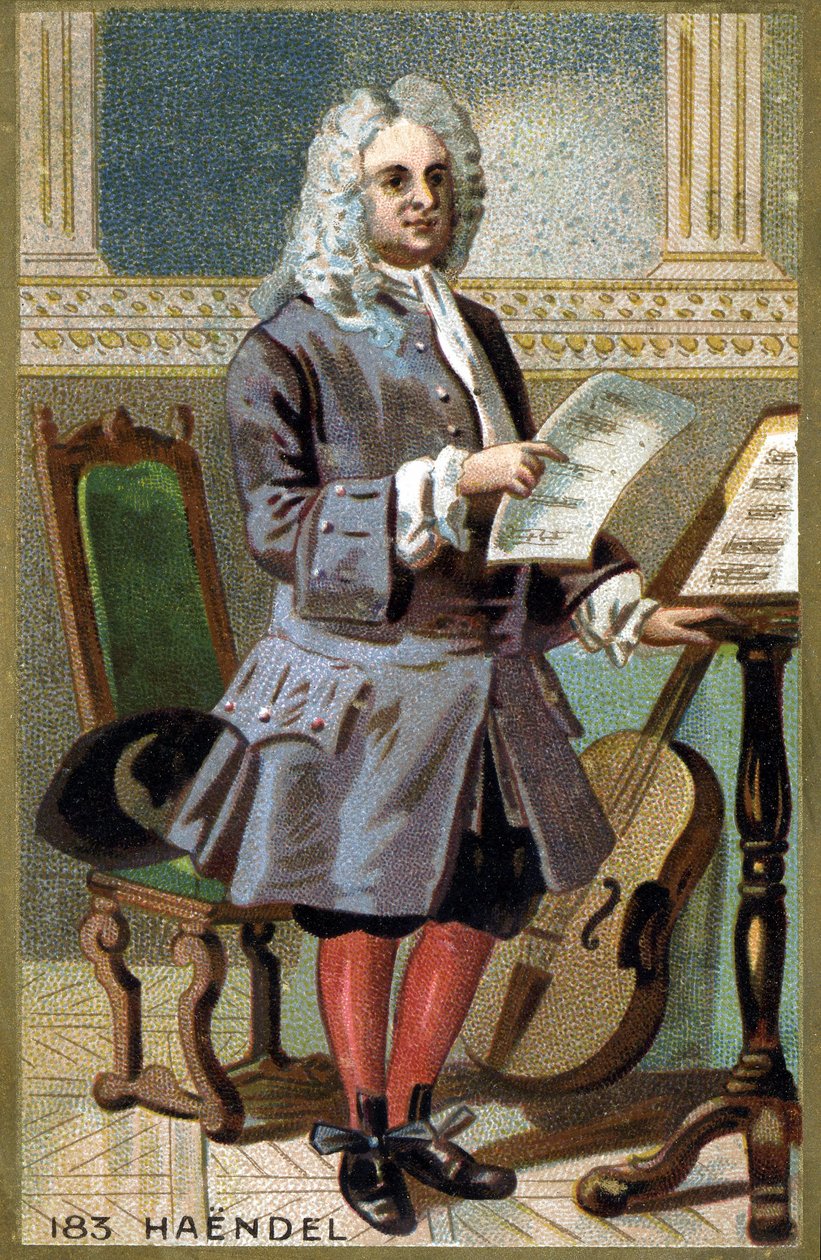 George Frederick Handel portréja (Georg Friedrich Handel alkotó: French School