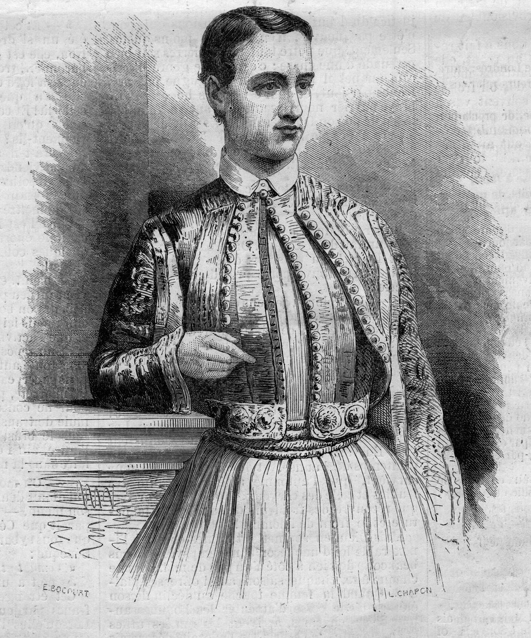 I. György (dán György) (1845-1913), görög király portréja. Metszet a „” Le Monde Illustré”” 340. számban, október 17 alkotó: French School