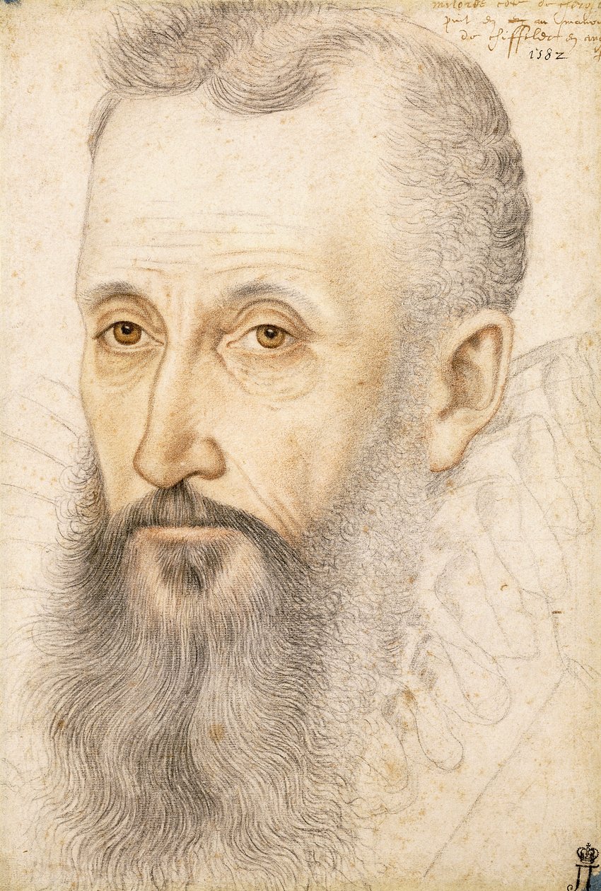 George Talbot, Shrewsbury grófjának portréja, 1582 körül alkotó: French School