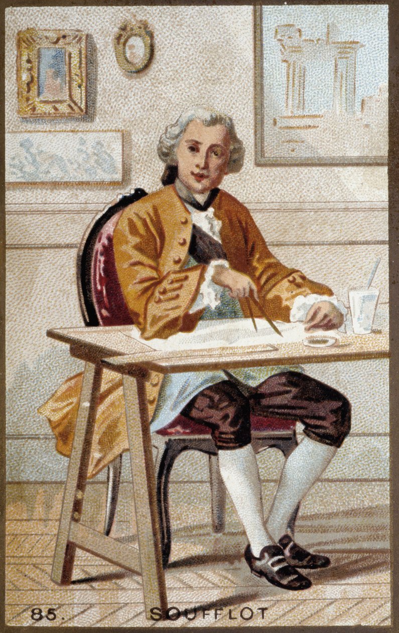 Germain Soufflot (1713-1780) francia építész portréja. alkotó: French School