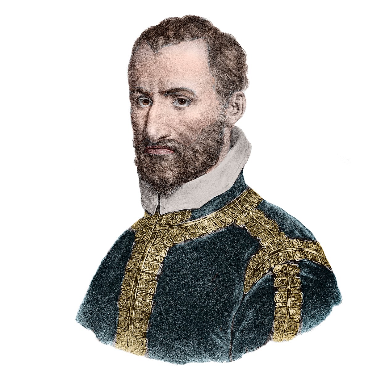 Giovanni Pierluigi da Palestrina (1525-1594) olasz zeneszerző portréja. alkotó: French School