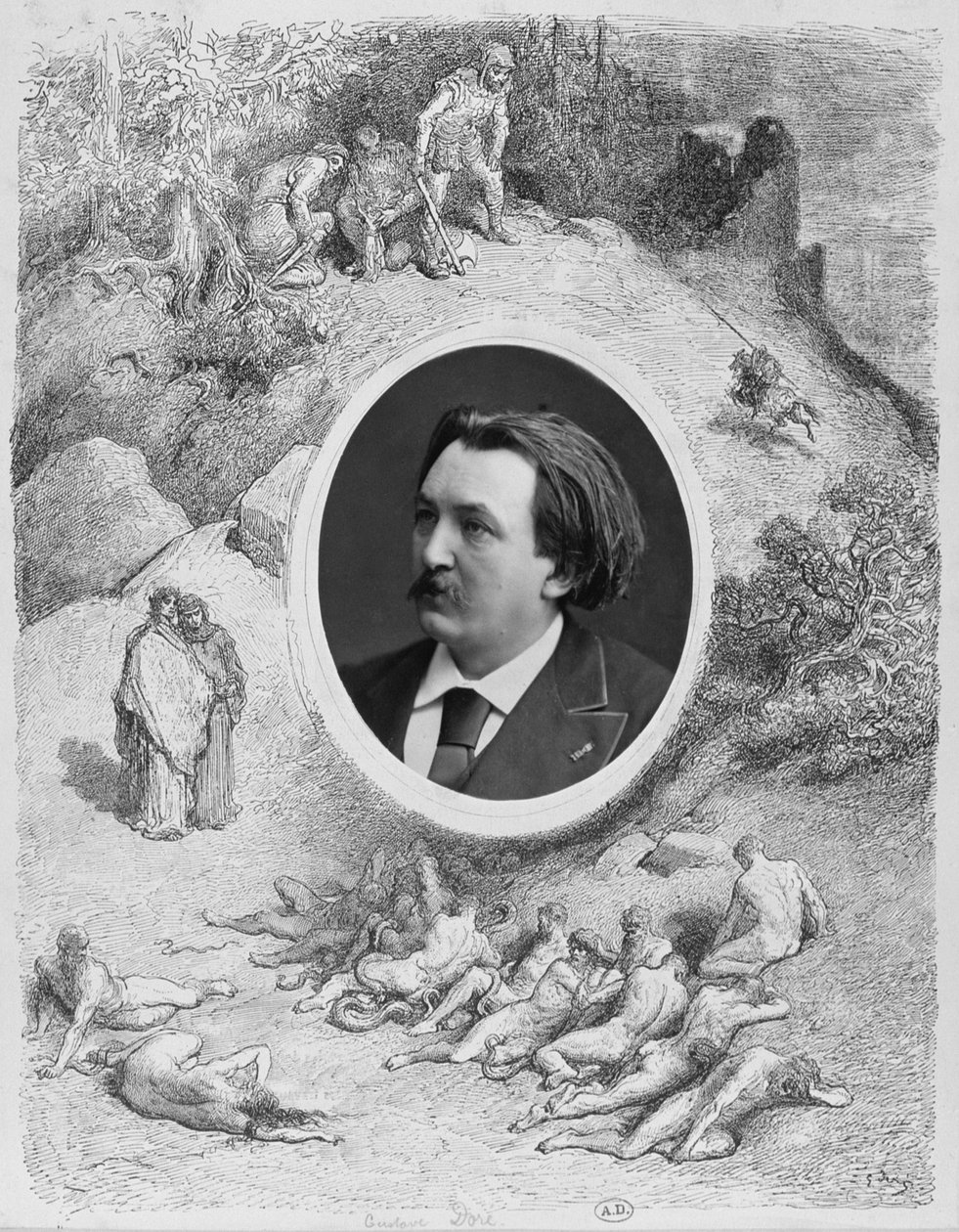 Gustave Dore (1832-83) portréja alkotó: French School