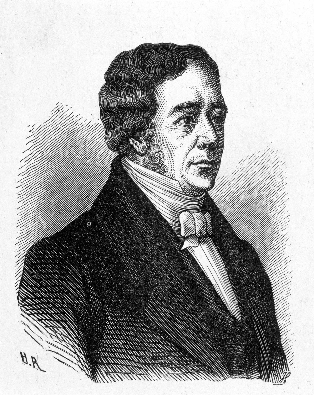 Hans Christian Oersted portréja (Oersted vagy Oersted alkotó: French School