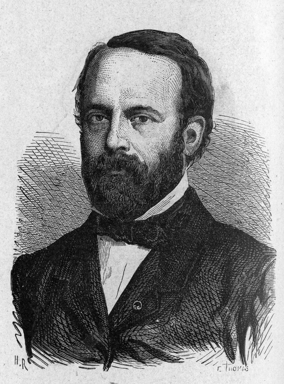 Henri Sainte-Claire Deville (1814 - 1876) portréja - a Tudományos albumban; jeles tudósok; Nagy felfedezések””” 1896. alkotó: French School