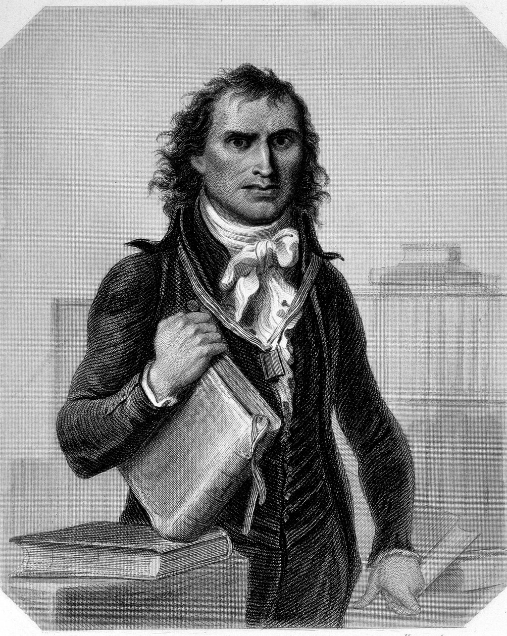 Henri dit Abbé Grégoire (1750-1831) francia egyházi és politikus portréja. Lamartine „A Girondinok története” című művében alkotó: French School