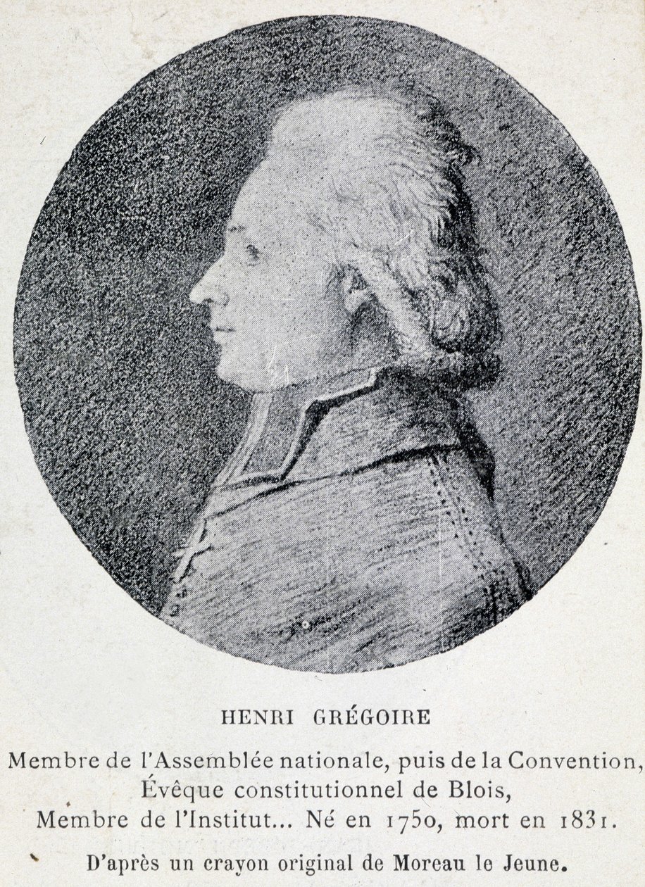 Henri portréja, aki Gregoire abbéként (1750-1831), francia egyházi és politikusként ismert alkotó: French School
