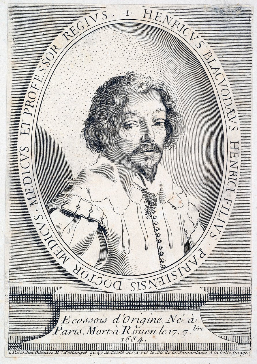 Henry Blackwood portréja, meghalt 1634-ben, kocsma. 1755-65 metszet, 1755. alkotó: French School