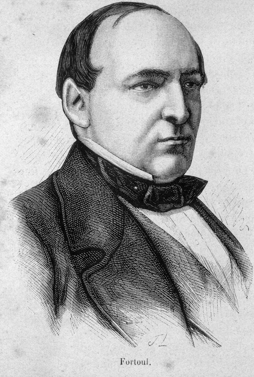 Hippolyte Fortoul francia író és miniszter (1811-1856) portréja – Henri Martin "L