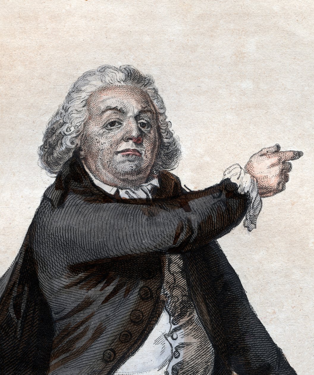 Honore Gabriel Riqueti, Mirabeau gróf (1749-1791), francia politikus és forradalmár portréja. alkotó: French School