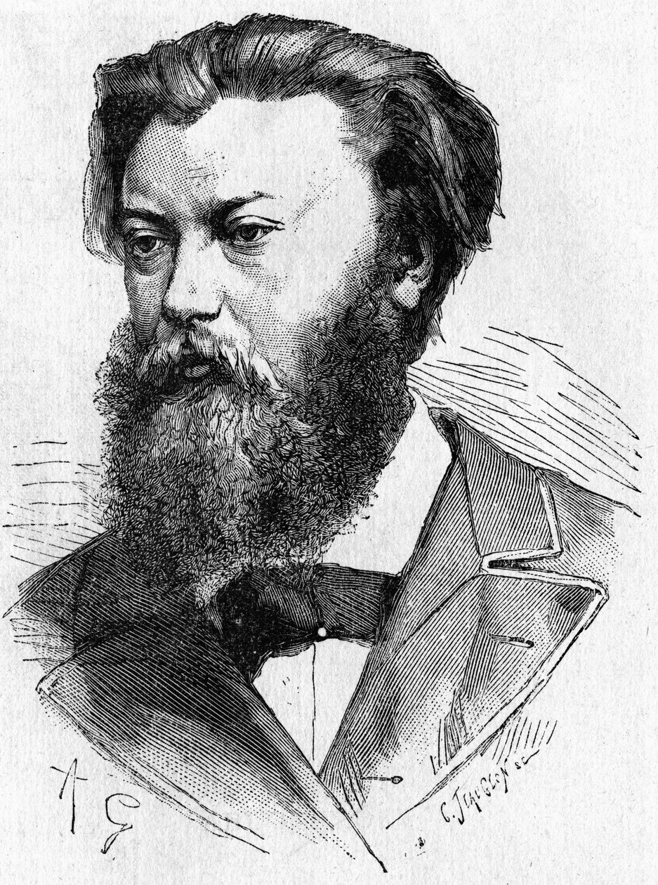 Jablochkoff portréja - a Tudományos albumban; jeles tudósok; Nagy felfedezések””” 1896. alkotó: French School