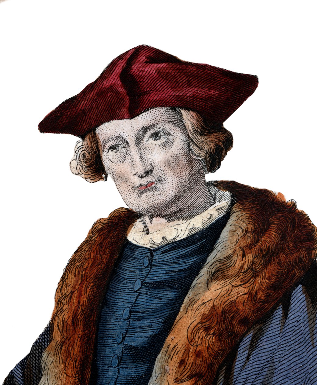 Jacques Auguste de Thou (Thuanus) (1553-1617), a párizsi parlament elnökének portréja. alkotó: French School