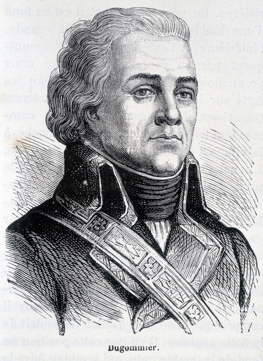 Jacques François Coquille dit Dugommier francia tábornok (1738-1794) portréja – Henri Martin „L’Histoire de France” című könyvében alkotó: French School