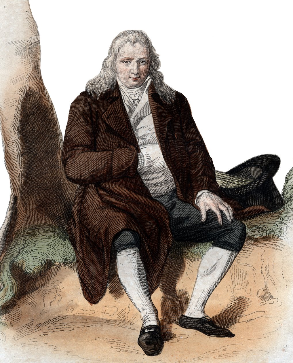 Jacques Henri Bernardin de Saint Pierre (1737-1814), francia író és botanikus portréja. alkotó: French School