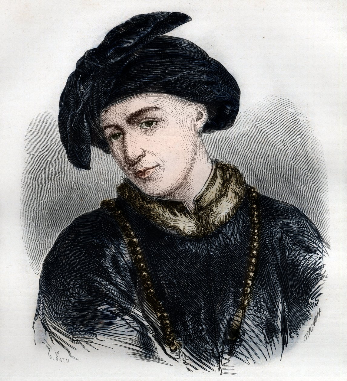 Jan Hus (vagy Jean Huss) portréja alkotó: French School