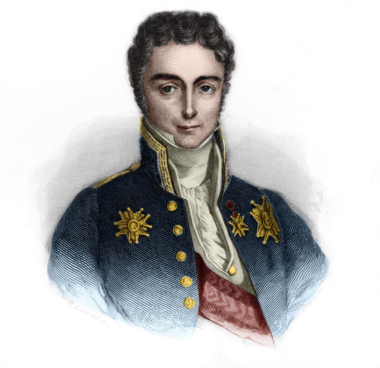 Jean-Baptiste (Jean Baptiste) Sylvere Gay, Martignac vikomtja (1778–1832), francia államférfi portréja. Louis de Cormenin Timon „” LIBRE DES SporERS” című művében. 1842. Magángyűjtemény. alkotó: French School