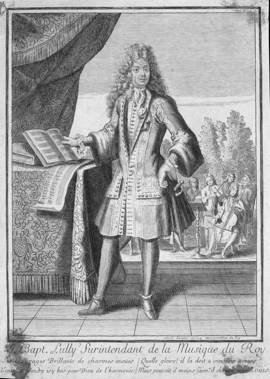 Jean-Baptiste Lully (1632-87) portréja alkotó: French School