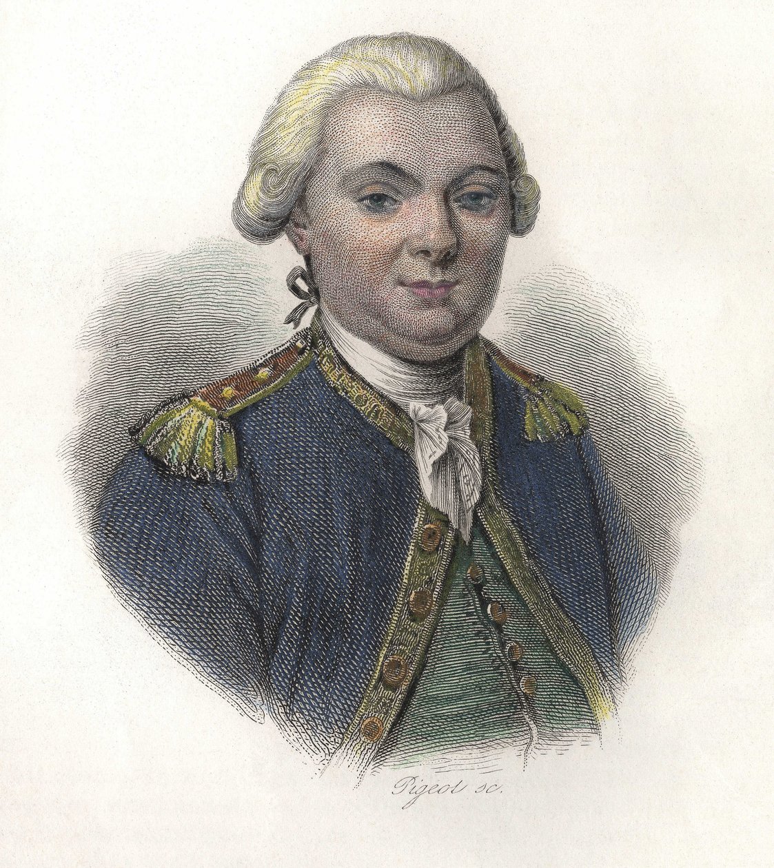 Jean-Francois Galaup, La Perouse gróf portréja (Jean Francois Laperouse alkotó: French School