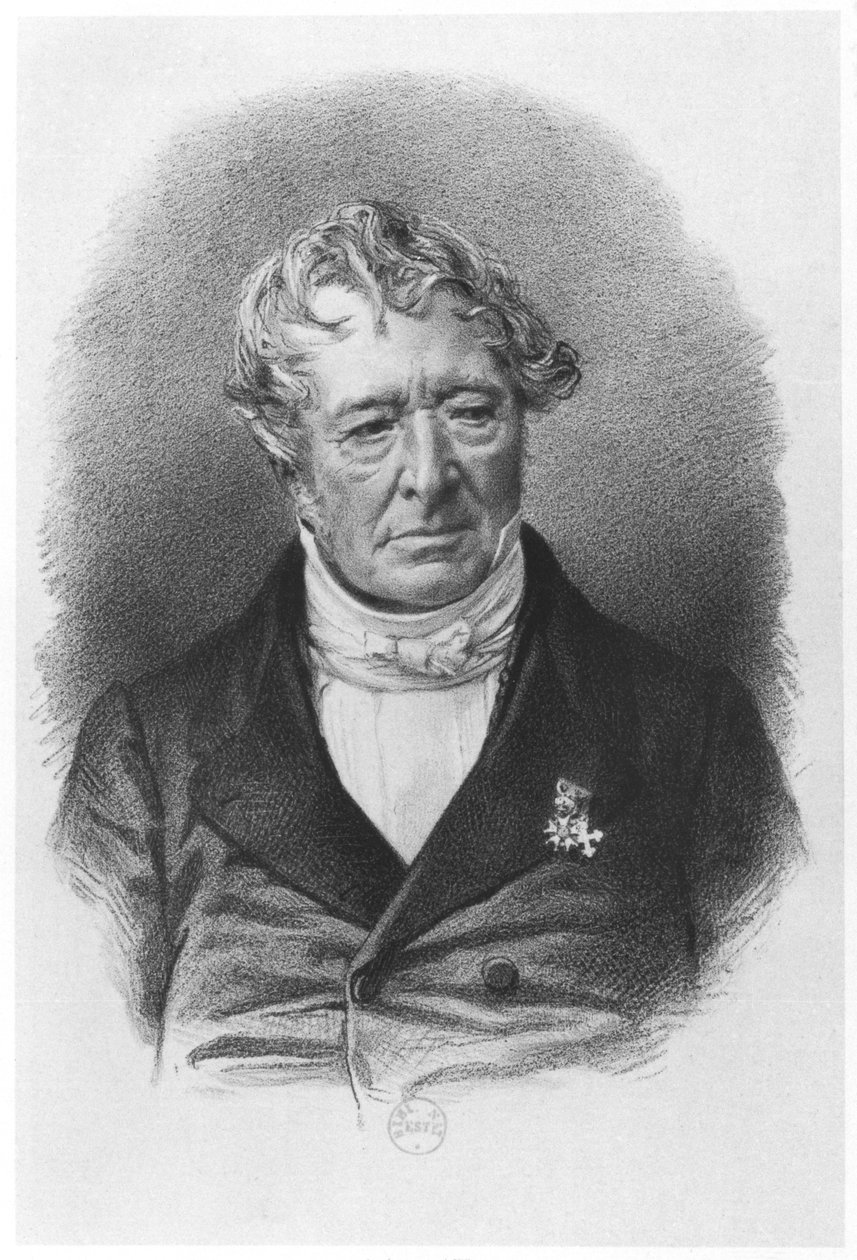 Jean-Jacques Champollion (1778-1867) portréja, Champollion-Figeac, a Lemercier & Co. alkotó: French School