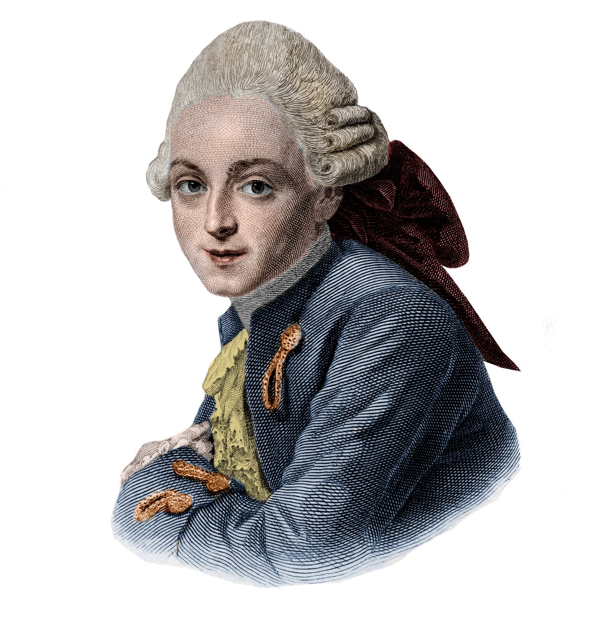 Jean-Louis Archange (1750-1832) francia építész portréja. alkotó: French School