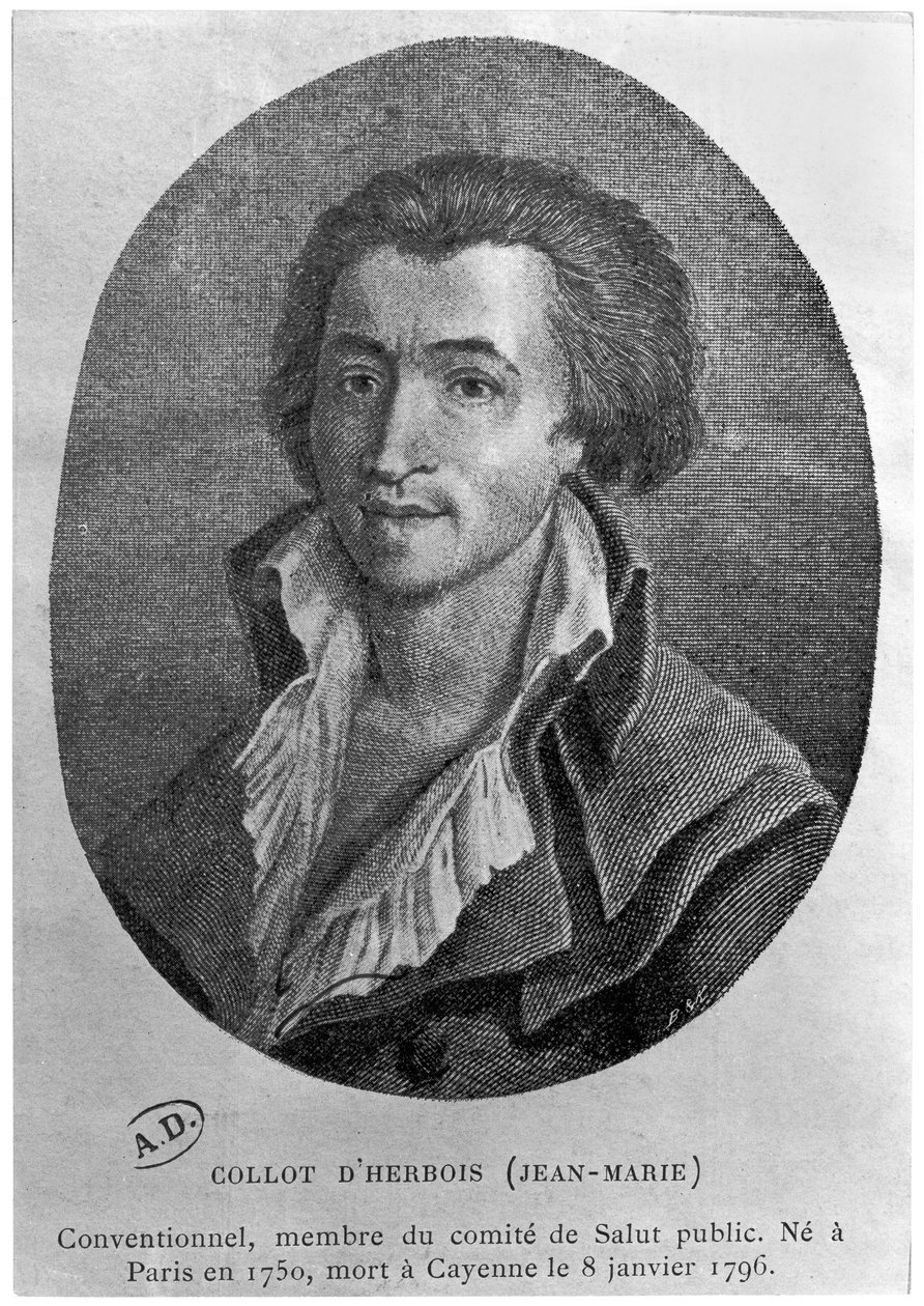 Jean-Marie Collot dHerbois (1750-96) portréja alkotó: French School