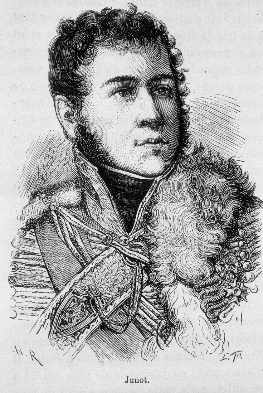 Jean Andoche Junot (Jean-Andoche) (1771-1813), Abrantes hercegének, francia tábornoknak portréja – Henri Martin "" L