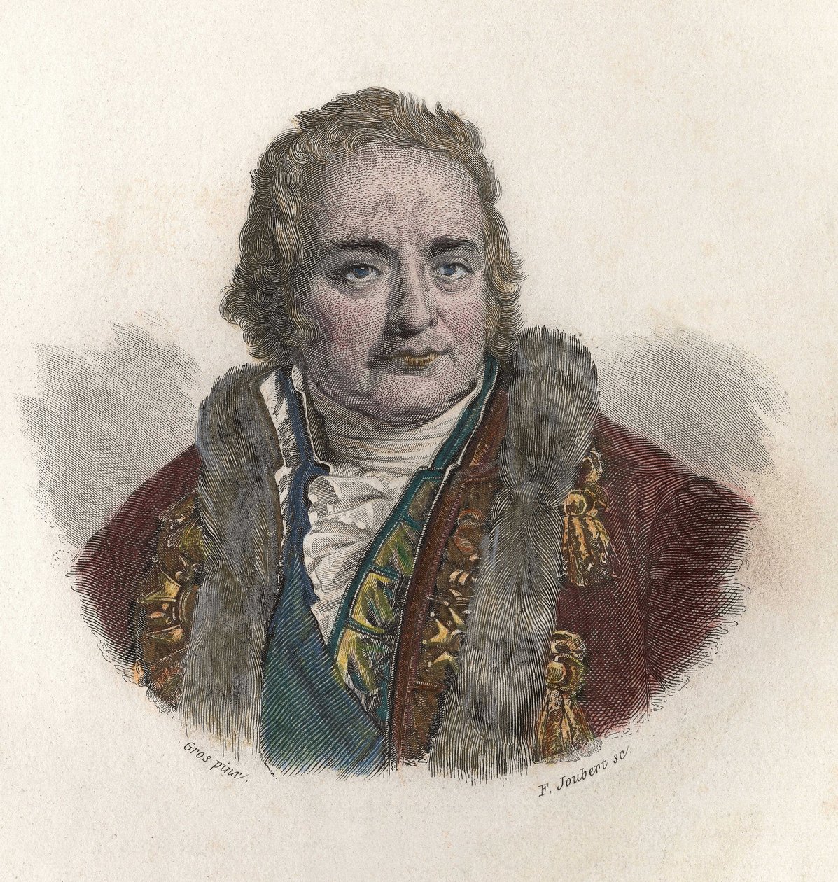 Jean Antoine (Jean - Antoine) Chaptal, Chanteloup grófja (1756-1832), francia kémikus és politikus portréja. A „” Hasznos férfiak portréiban”” alkotó: French School