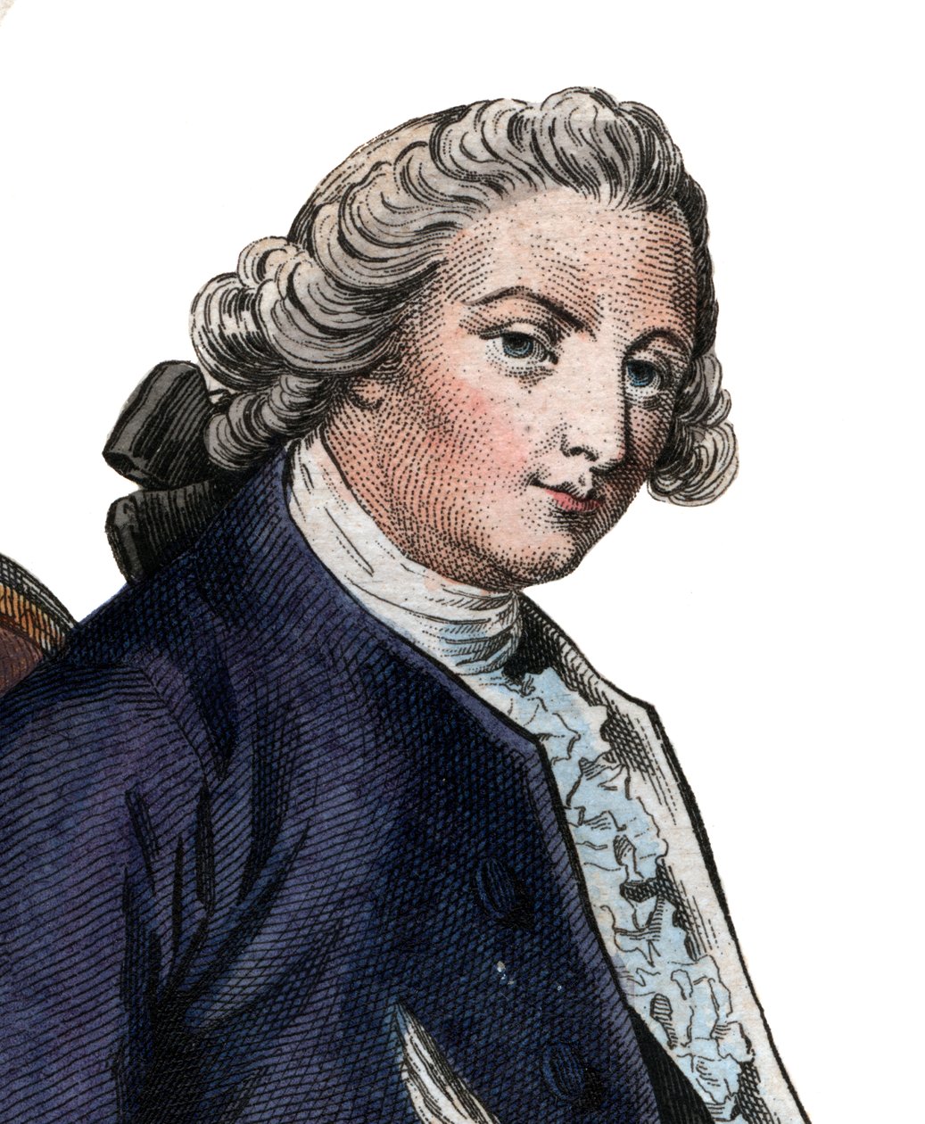 Jean Baptiste Louis Gresset (1709-1777) francia költő és drámaíró portréja. alkotó: French School