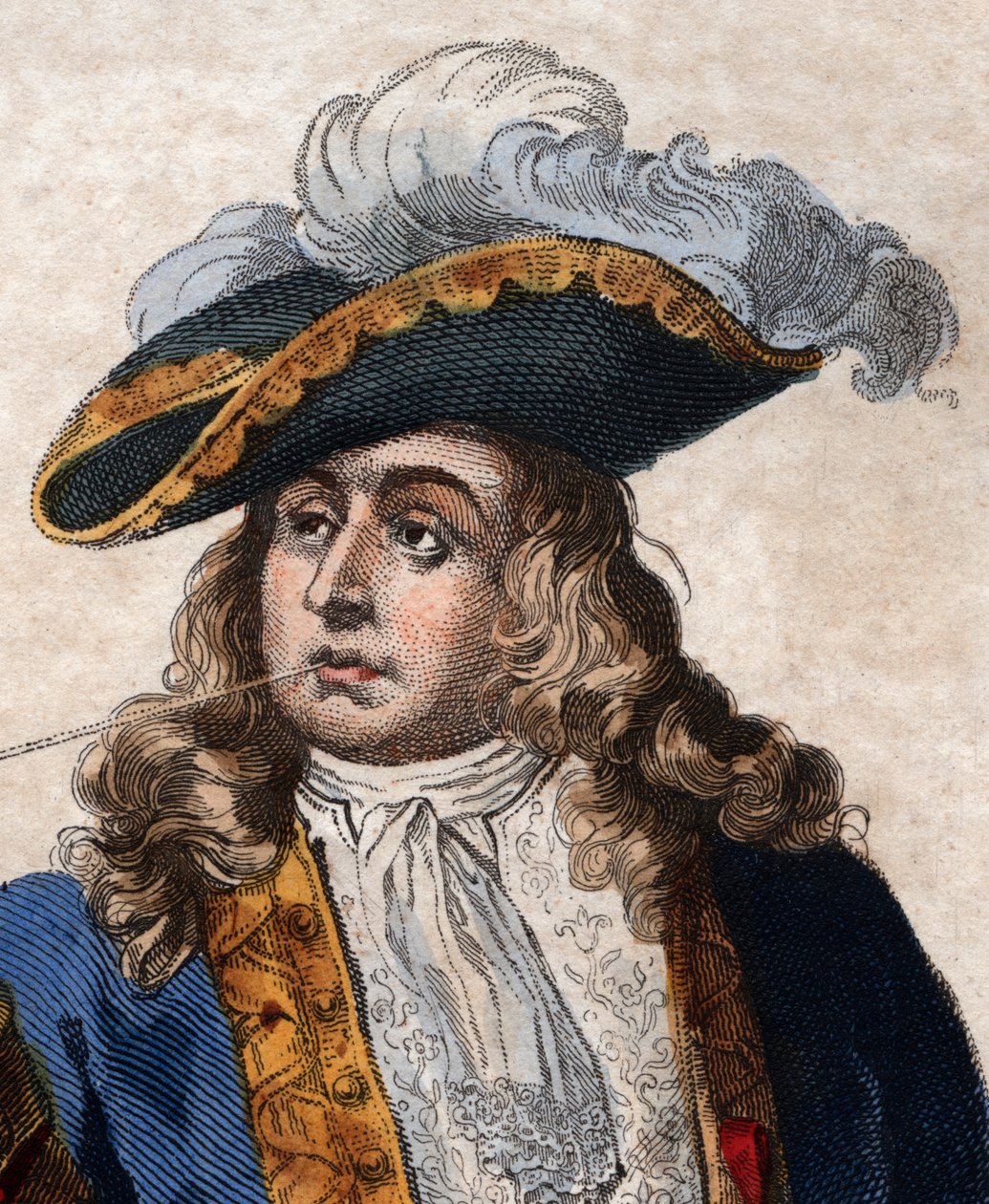 Jean Bart (1650-1702) francia korzár portréja. alkotó: French School