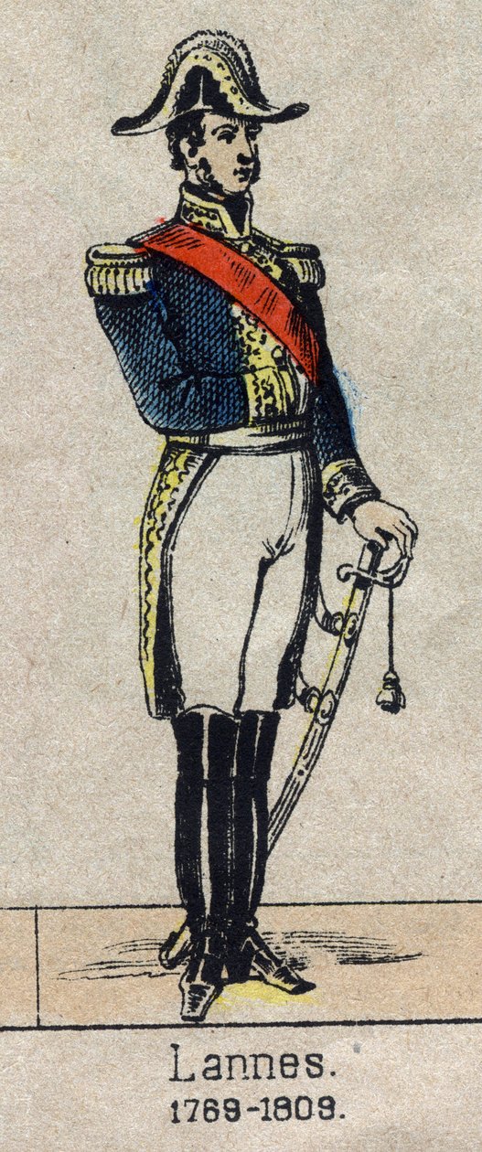 Jean Lannes, Montebello hercegének, Marechal francia portréja (1769-1809) Epinal képe a 19. század végéről. alkotó: French School