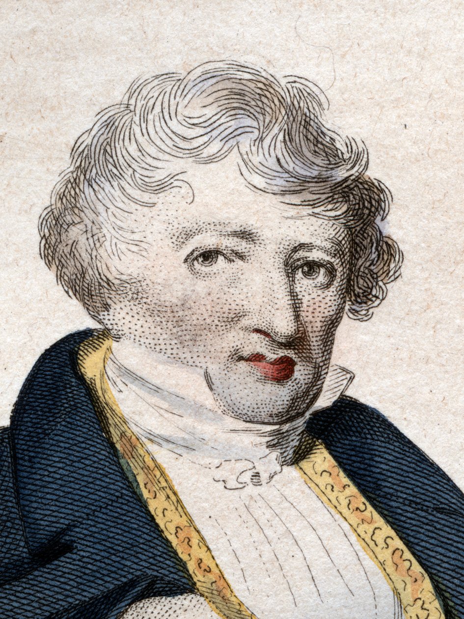 Jean Leopold Nicolas Frederic Cuvier, Georges Cuvier (1769-1832) francia természettudós és zoológus portréja. alkotó: French School